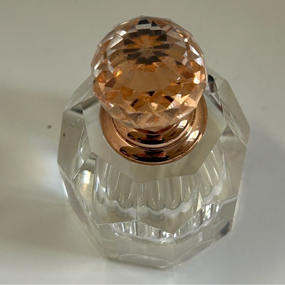 OLEG CASSINI Crystal Scent Bottle ROSE 2 Laser Engraved Signature - Picture 12 of 16